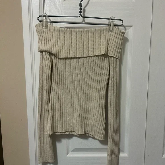 Motel Rocks Off-Shoulder Ribbed Sweater - Picture 4 of 5